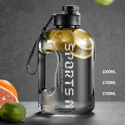 1.7L / 2.7L Sports Water Bottle